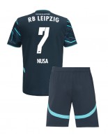 RB Leipzig Antonio Nusa #7 Kolmaspaita Lasten 2024-25 Lyhythihainen (+ shortsit)